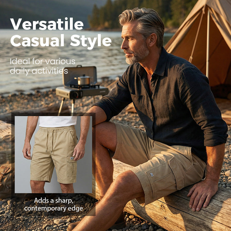 🏆Flash Sale⚡ 50K+ SOLD! 🏆Men's Relaxed Straight Casual Cargo Shorts