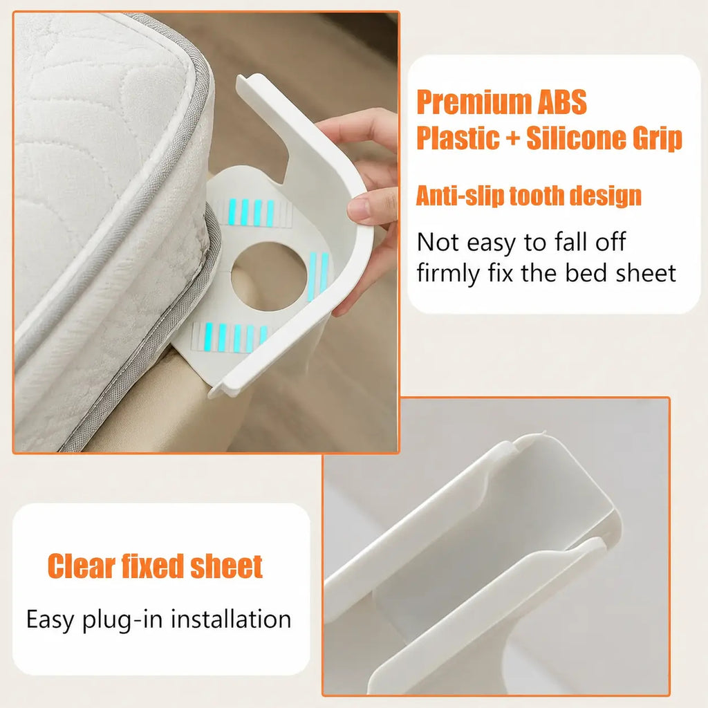 🎁50%OFF &😍 Hot sale Corner Sheet-Lock Clips | 4-Pack