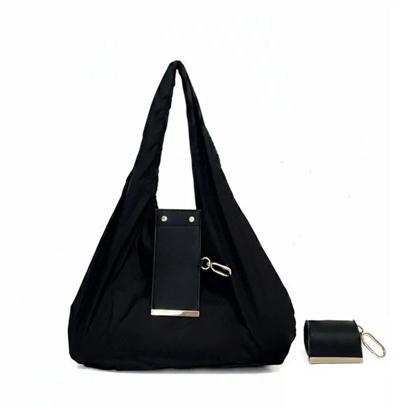 🔥LAST DAY SALE 49% OFF-👜✨Foldable Shopping Bag Keychain Eco-Friendly Reusable Tote Bag