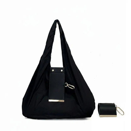🔥LAST DAY SALE 49% OFF-👜✨Foldable Shopping Bag Keychain Eco-Friendly Reusable Tote Bag