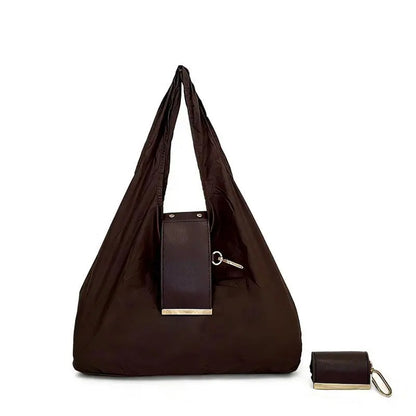 🔥LAST DAY SALE 49% OFF-👜✨Foldable Shopping Bag Keychain Eco-Friendly Reusable Tote Bag