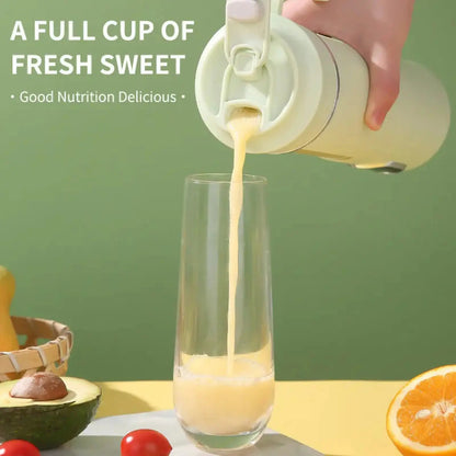 Compact Size Handheld Fruit Mixer, Light Carry Portable Juice Mixing Cup for Daily Fruit Drinks
