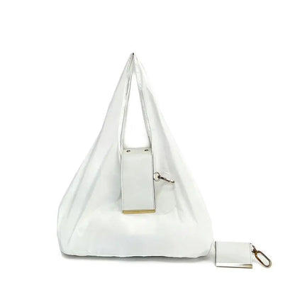 🔥LAST DAY SALE 49% OFF-👜✨Foldable Shopping Bag Keychain Eco-Friendly Reusable Tote Bag