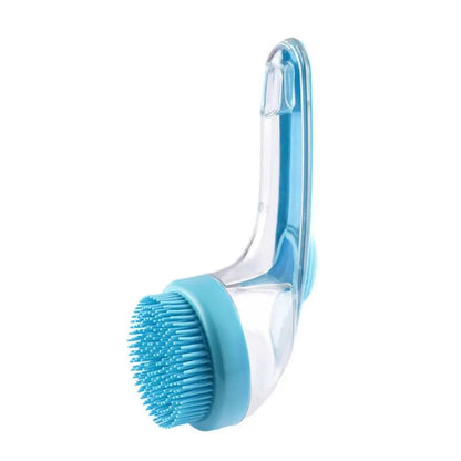 2026 New 2-in-1 Pet Bath & Grooming Deshedding Animal Hair Brush with Built-in Soap Dispenser